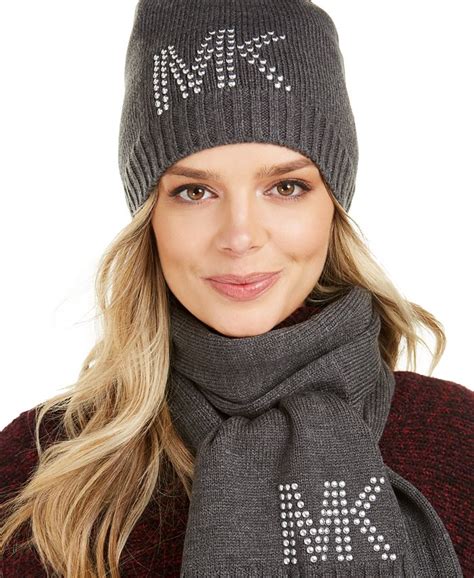 women's michael kors hat and scarf set|Michael Kors scarf women.